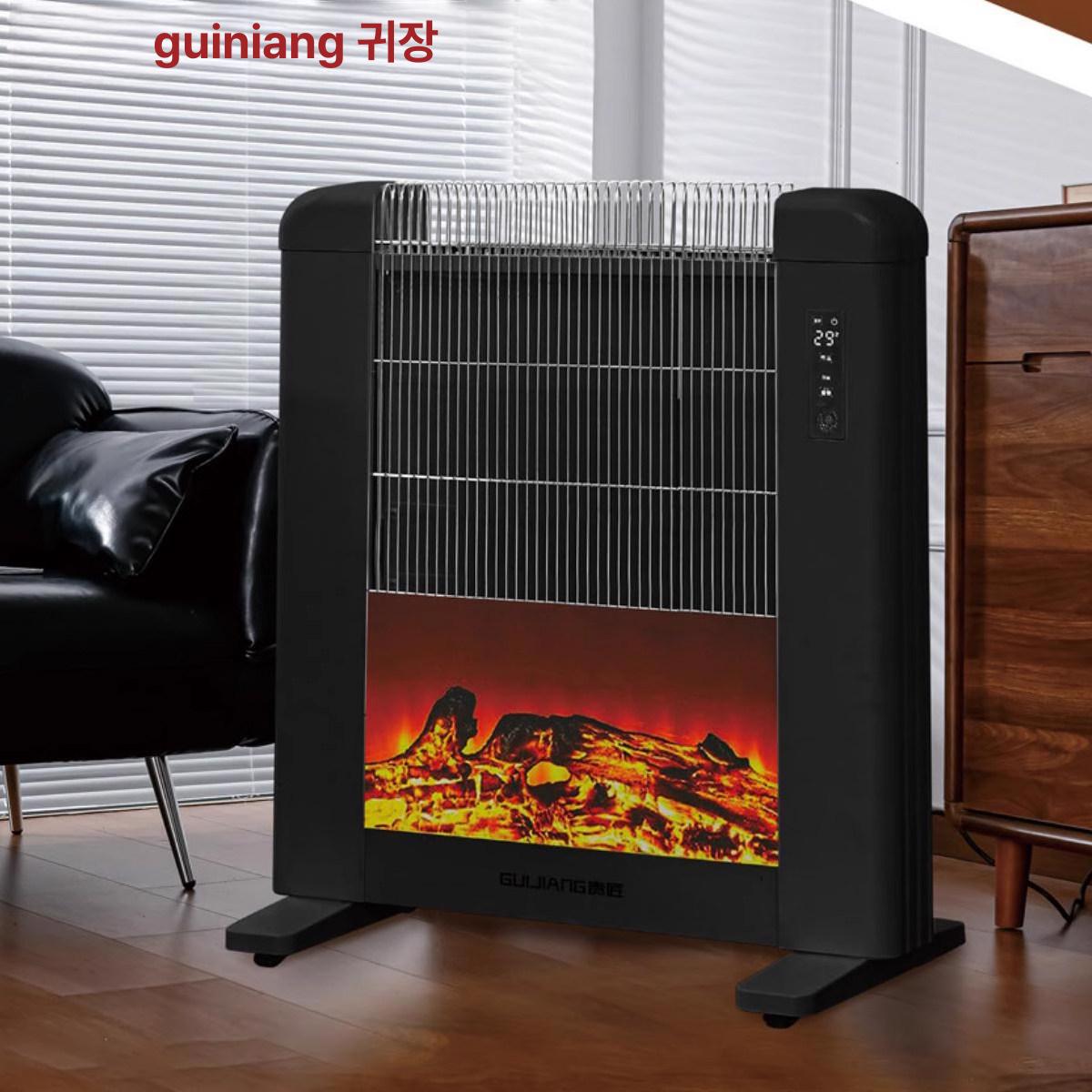 전기 산업용 대형 난방기 원적외선 가정용 난로 온풍기 미티어 그레이 495 x 715mm - 상세 이미지 3