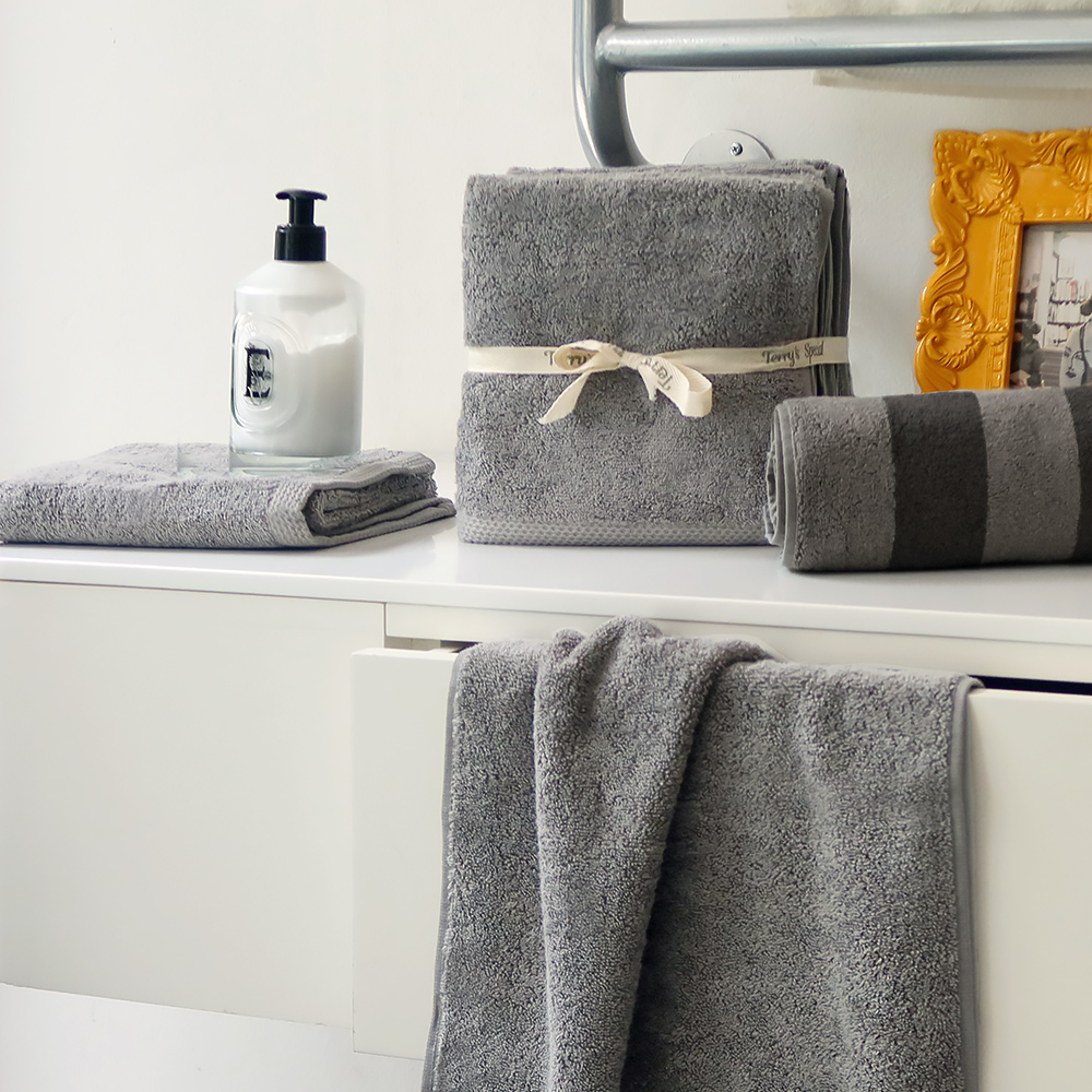 [네이버단독]테리파머200g 샬롯데 무형광 호텔 수건 5장+5장 타올 리본포장 타월