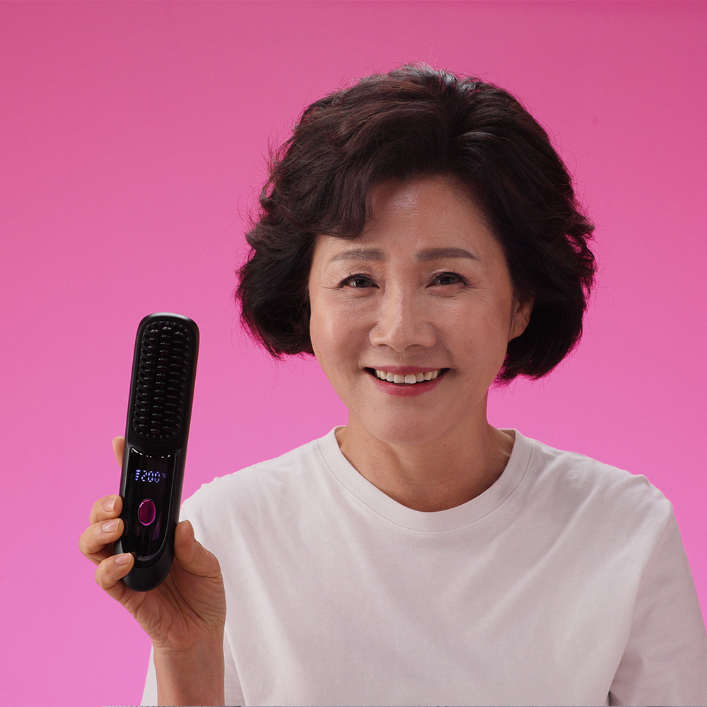쿠조 무선 빗고데기 헤어브러쉬 매직기 뿌리볼륨 - 상세 이미지 5