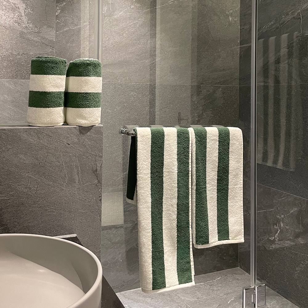 [네이버단독] 테리파머 고중량 200g 디자인 선염 호텔수건 5장+5장 타올 타월 수건세트 (색상혼합)