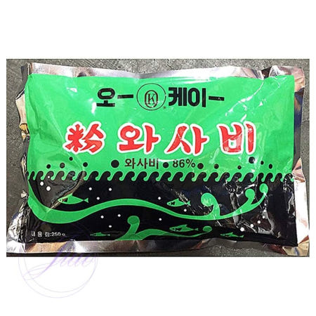 지아오 와사비가루 오케이 250g X40 일식소스 냉모밀와사비