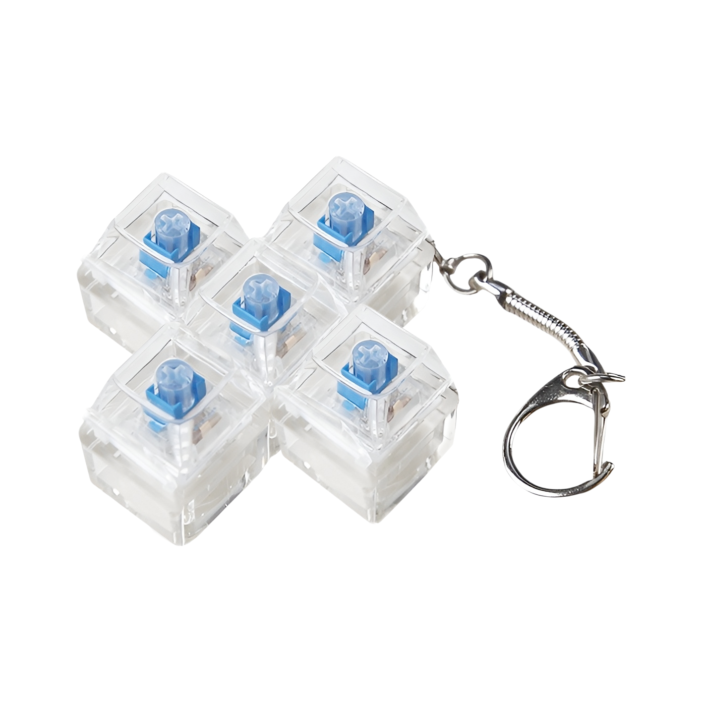 LED 청축 투명 키캡 키링 DIY 키보드 커스텀 꾸미기 클릭커 딸깍이 이미지 6