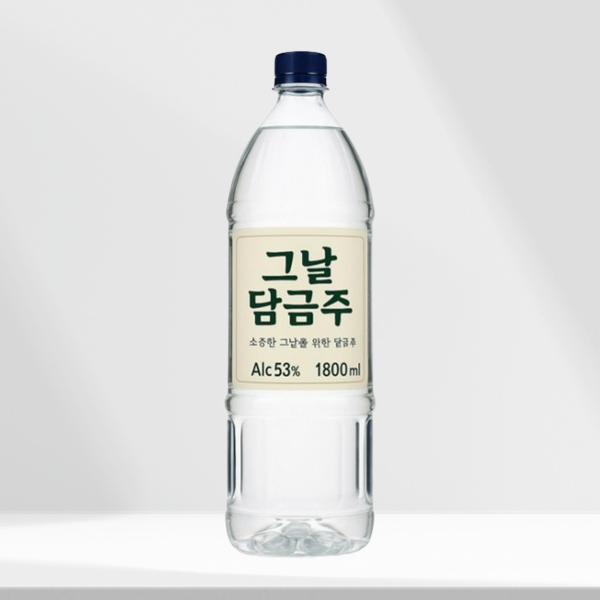 대구전통주 그날 담금주 53도 100% 우리쌀 담금술 담금소주 1.8L, 1개 - 상품 이미지