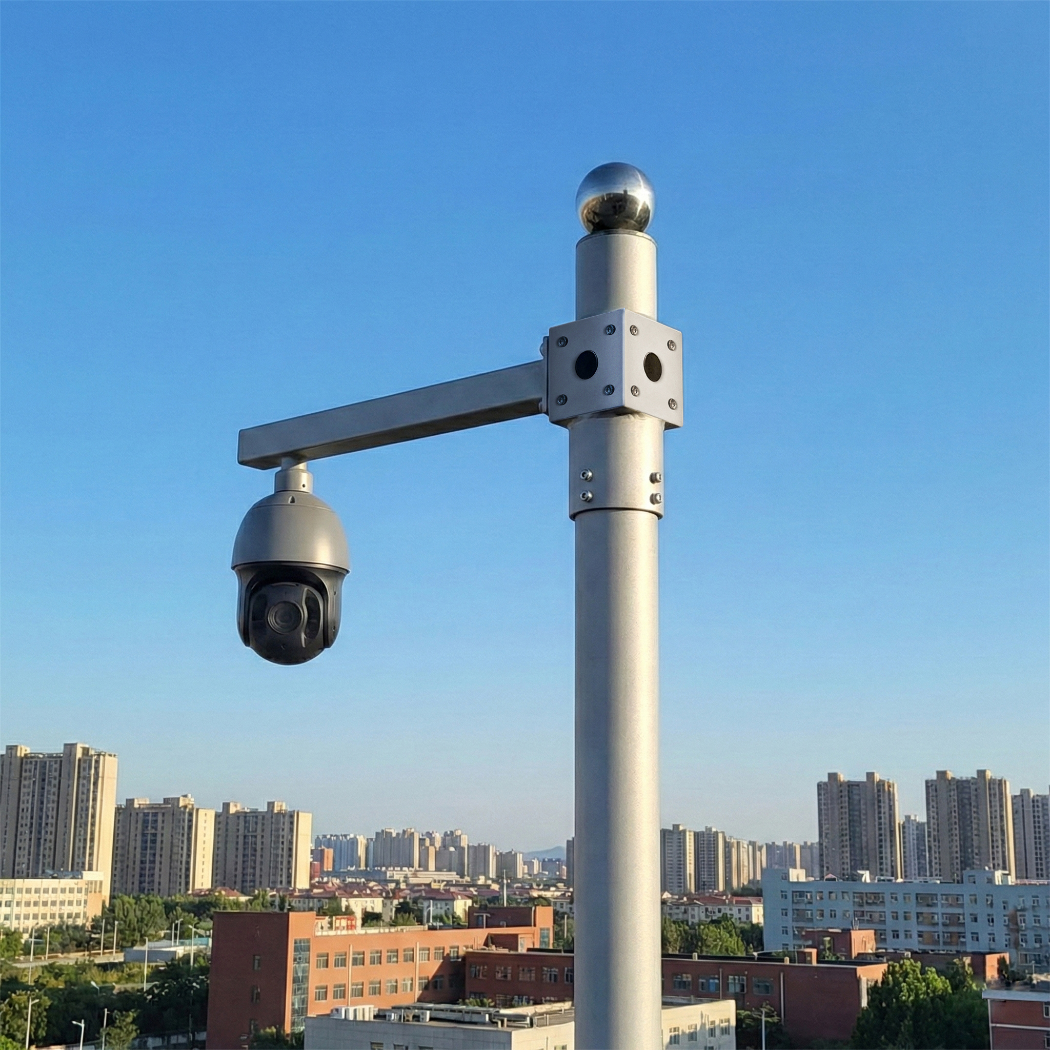다목적 CCTV 기둥 폴대 폴 설치 제작 야외 아파트 주차장 조립식 기둥 3m A타입 이미지 7