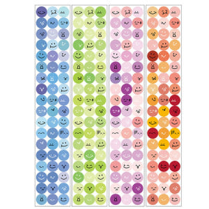 감정스티커 4종세트 기분스티커 일상 표현 얼굴 일기 꾸미기 다꾸 다이어리... 실사용 후기 | 효과 있을까? - 상품 이미지 3
