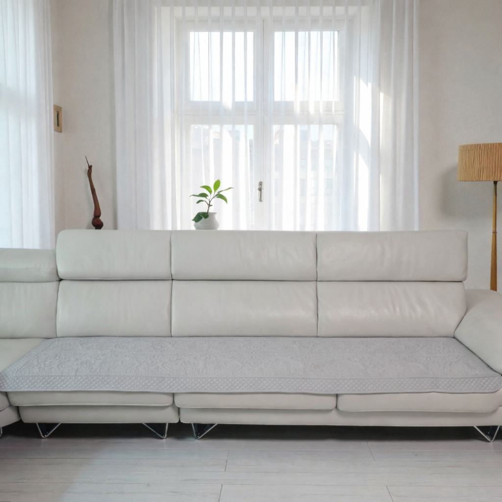 홈집합 순면 퀼팅 쇼파패드 논슬립 거실용 사계절 패브릭패드 차콜그레이, 돌침대용