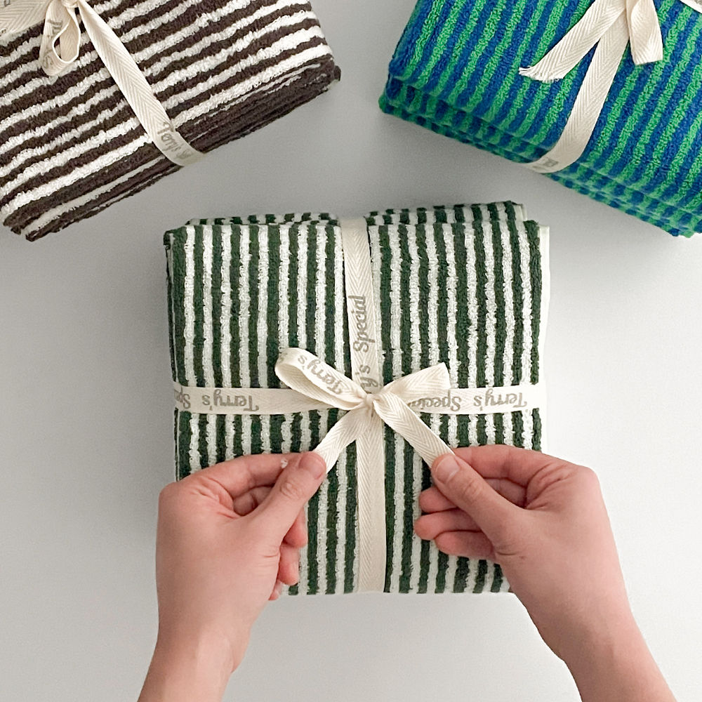 [네이버단독] 테리파머 고중량 200g 디자인 선염 호텔수건 5장+5장 타올 타월 수건세트 (색상혼합)