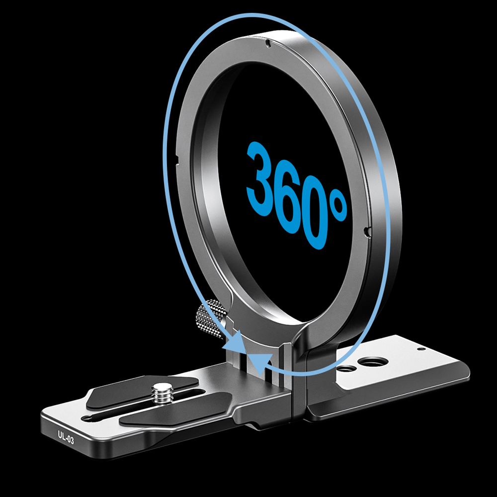 레오포토 UL-03 플레이트 360도 회전 캐논/니콘/후지 전용 실버 - 상세 이미지 5