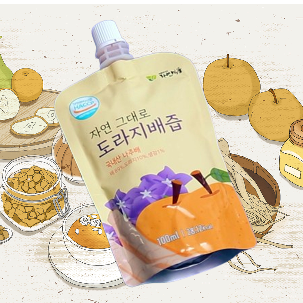 간편한 스파우트포장 도라지배즙(1포 100ml) 30포, 2개 - 상세 이미지 2