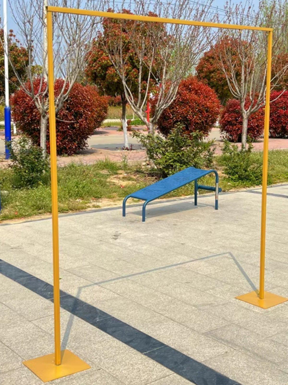 배너 거치대 스탠드 야외 광고판 지지대 무대 배경 철제 2m x 2m 골드 표준 - 상세 이미지 3