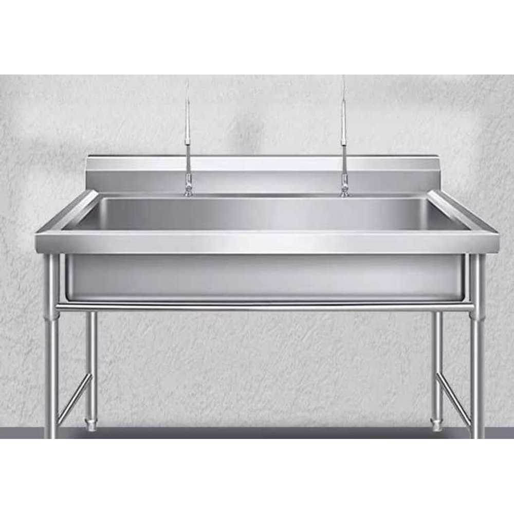 야외개수대 대형 캠핑장 스테인레스 글램핑 가든 농막 100x50cm - 상품 이미지