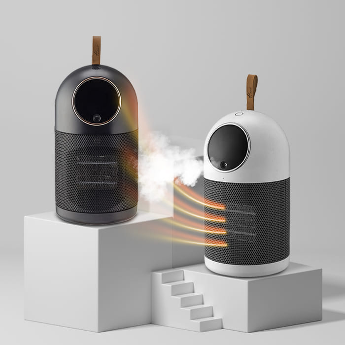 한일 가슴겸용 가정용 캠핑용 사무실용 2in1 촉촉한 미니 PTC온풍기