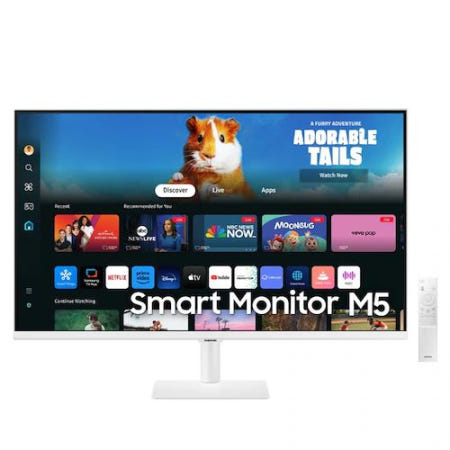 삼성전자 Smart M5 LS32DM501 화이트 FHD 60Hz VA 스마트모니터