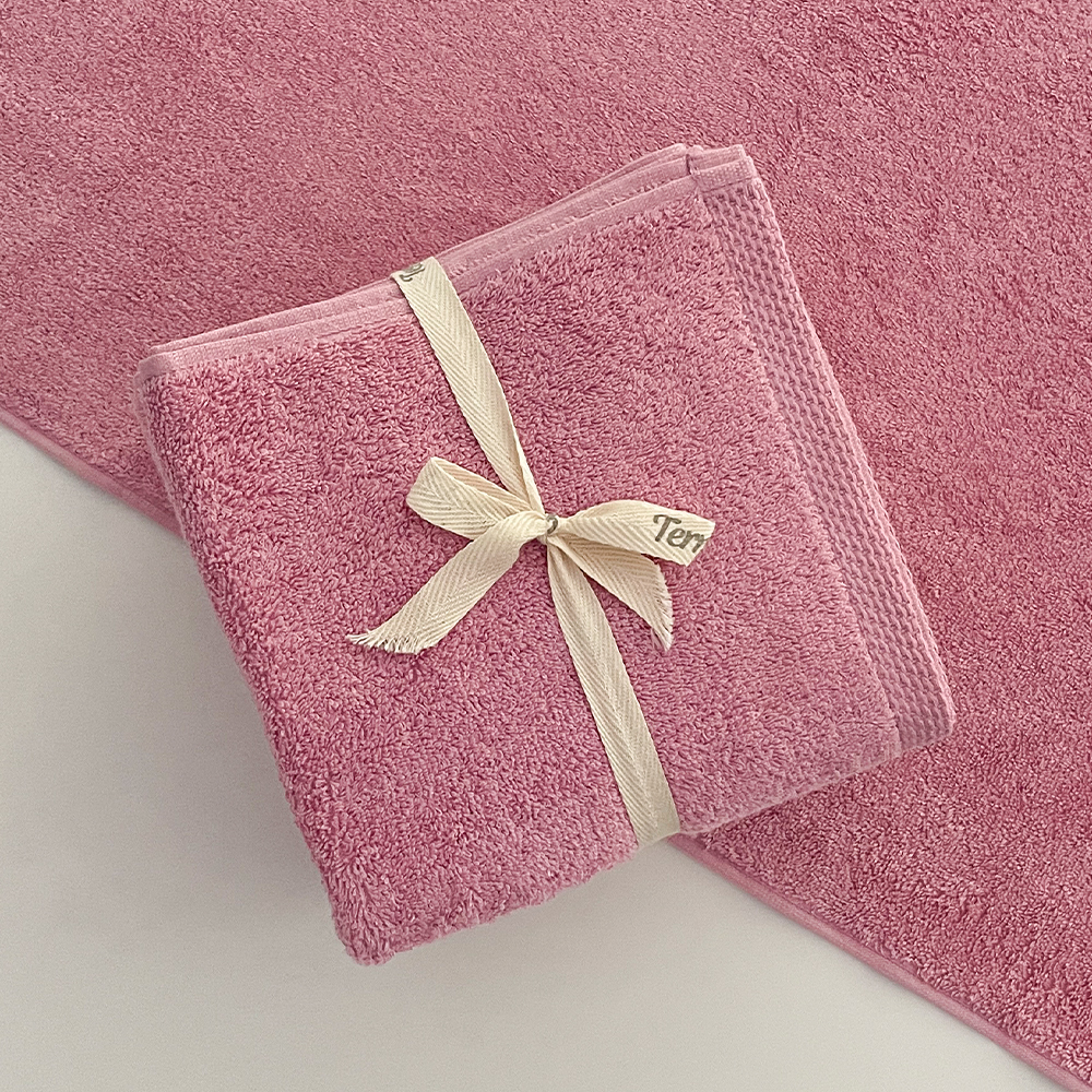 테리파머 625gsm 고중량 200g 호텔수건 타월 10장 리본선물포장 수건 타올