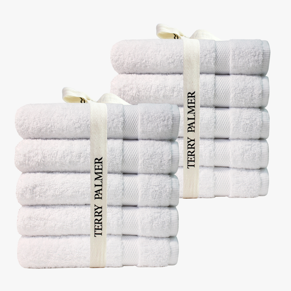 테리파머 180g 다이아보더 호텔 수건 10장 타올 타월 수건세트