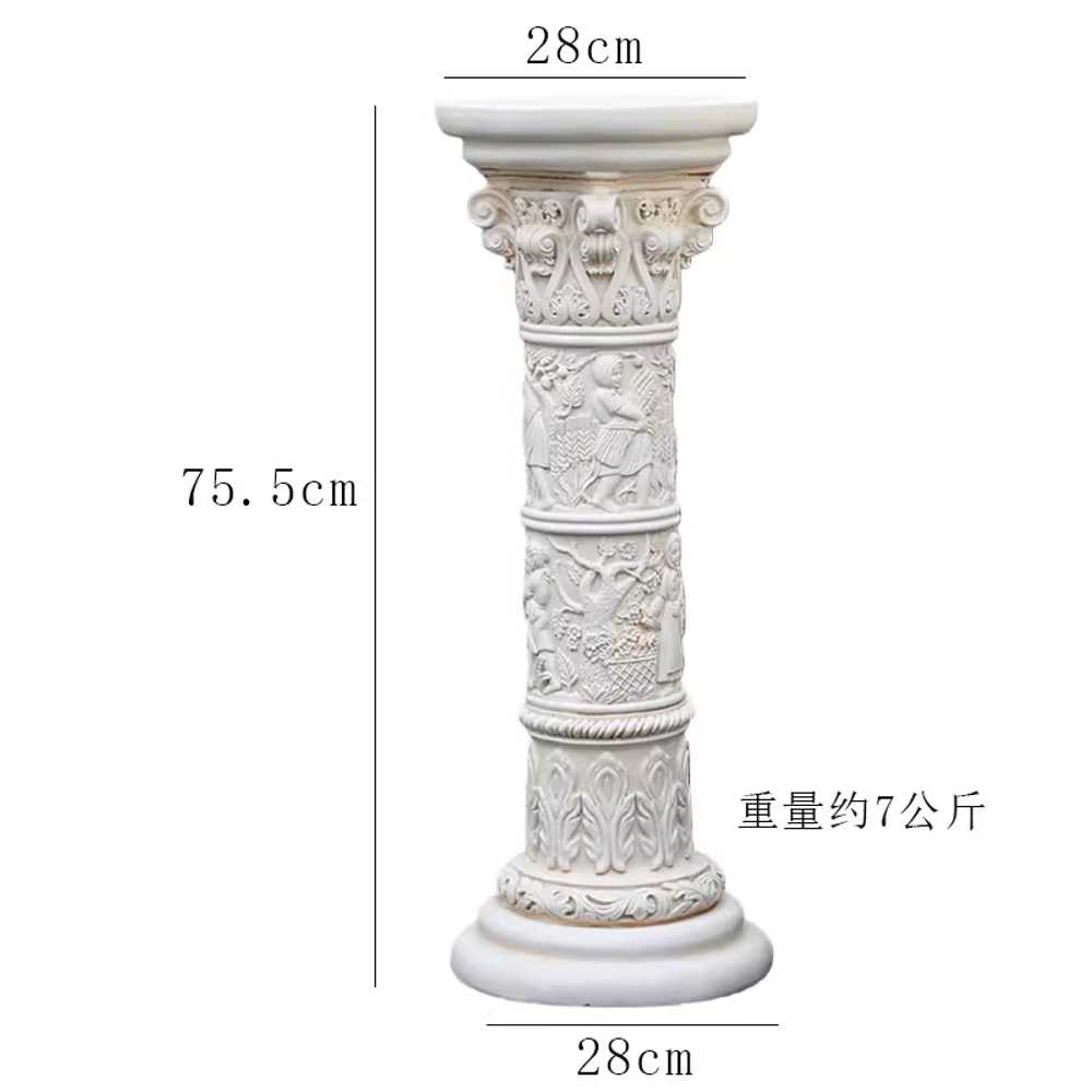 기둥 장식 로마 고대 정원 그리스 발코니 꽃 신전 50cm 이미지 7