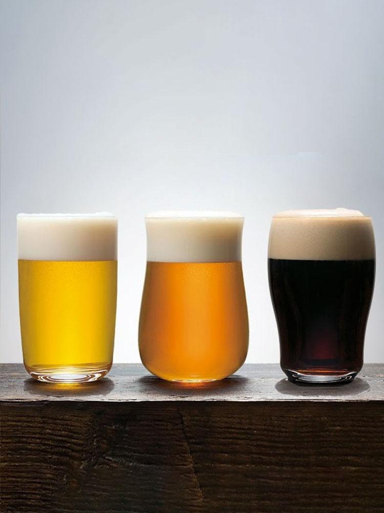 맥주잔 세트 나무상자 상자세트 현물 유리잔 하이볼잔 상쾌한 245ml 소형 - 상품 이미지