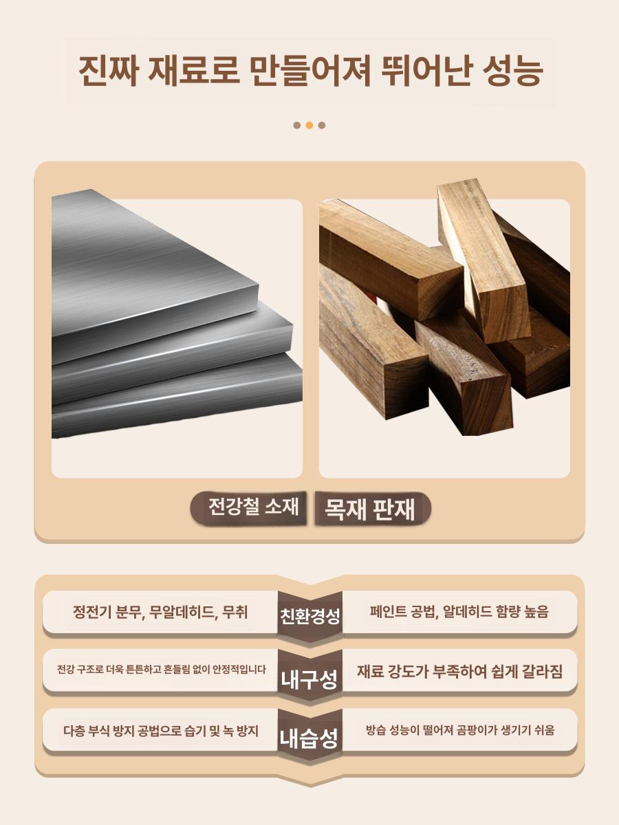 오픈 틈새 책꽂이 수납 거실 조립식 베이직 파티션 댄디 4단 30 x 26x128cm - 상세 이미지 4