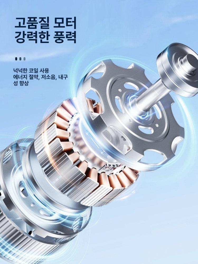 차량용 클램프 선풍기 대형 트럭용 차박용 저전압 화물차 12인치 5날개 소형 - 상세 이미지 5