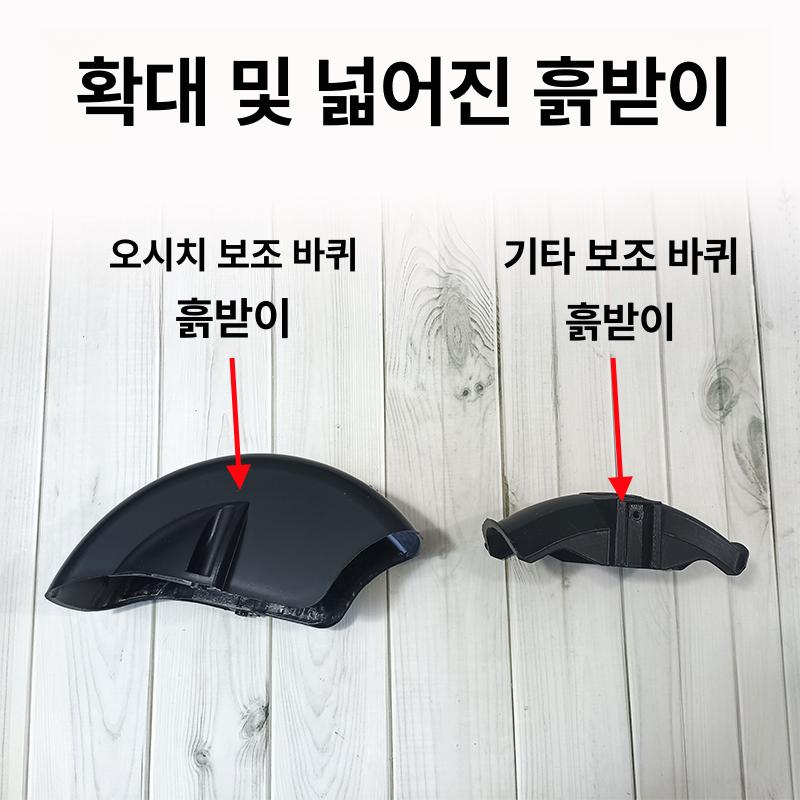 보조바퀴 오토바이 스쿠터 보조휠 넘어짐방지 도구 포함 확대된먼지가드 금속 휠 허브 - 상세 이미지 4