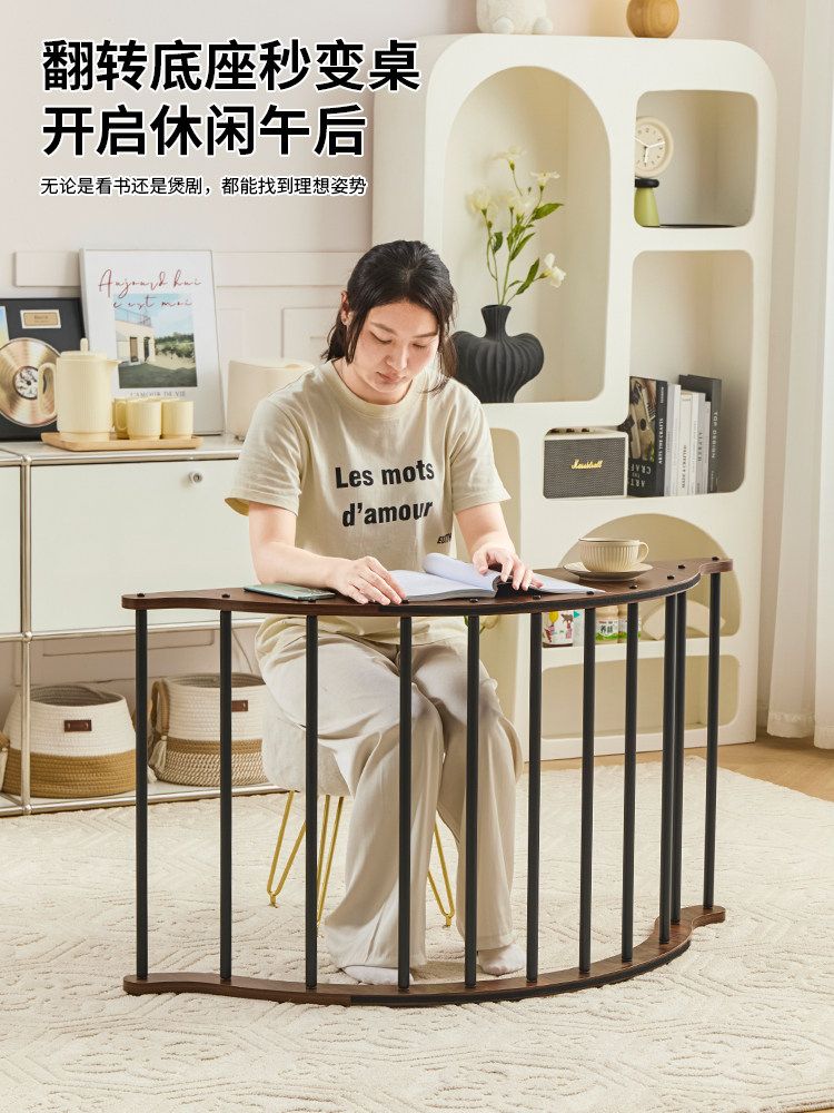 릴렉스체어 흔들의자 무중력 사무실 원룸 안락 스윙체어 거실 원목 안락의자 쿠션 라탄 발코니 - 상세 이미지 2