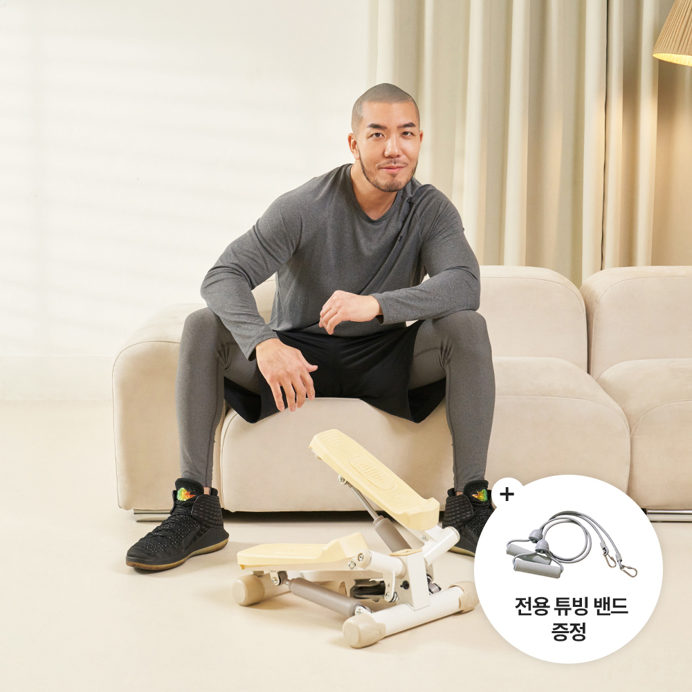 숀리 스텝퍼 파워 트위스트 실내 유산소 걷기 운동 계단오르기 천국의계단 홈트 힙업 스텝밀 제품 이미지