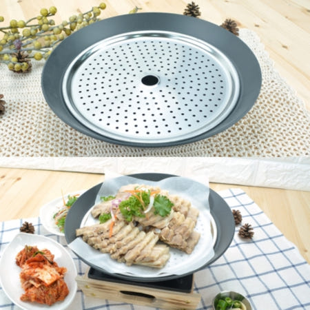 SSZ 국산 수육 보쌈용 채반 경질 찜냄비 세트 위생적인 만두 기름빠짐