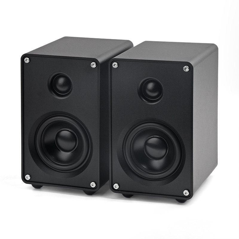 BRZHIFI 3인치 알루미늄스피커 합금 데스크탑 2채널 패시브스피커 컴퓨터 위성 서라운드 - 상세 이미지 4