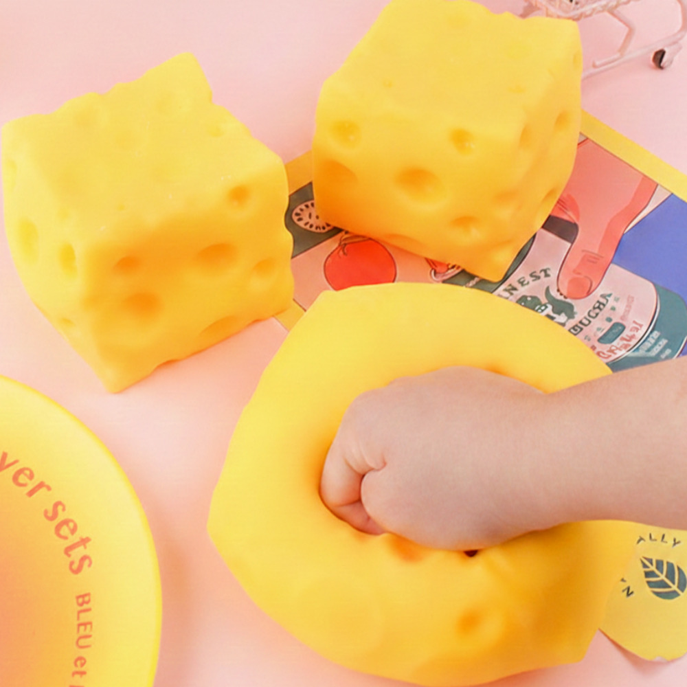빌리네집 빅치즈 슬랑 이 말랑이 스퀴시 10cm 대형 복원되는 스트레스볼 촉감장난감 이미지 6