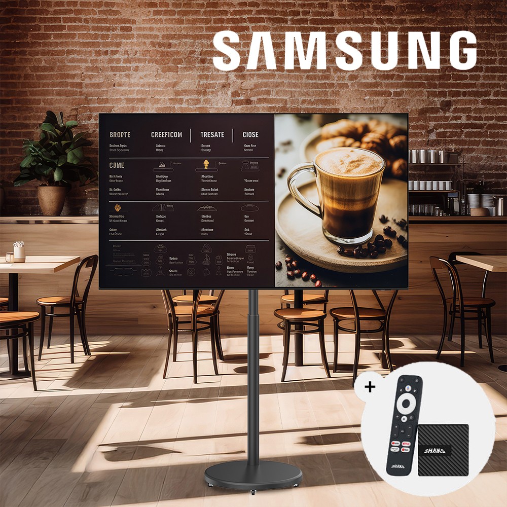 삼성 125cm(50인치) 스마트 소형TV 4K UHD 이동형 이동식 무빙 스탠드 1등급 이미지 7