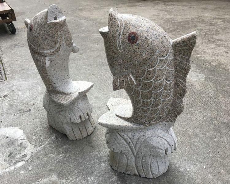 분수대 일본식 대나무 잉어 수도꼭지 장식 연못 장식품 60cm - 상세 이미지 4