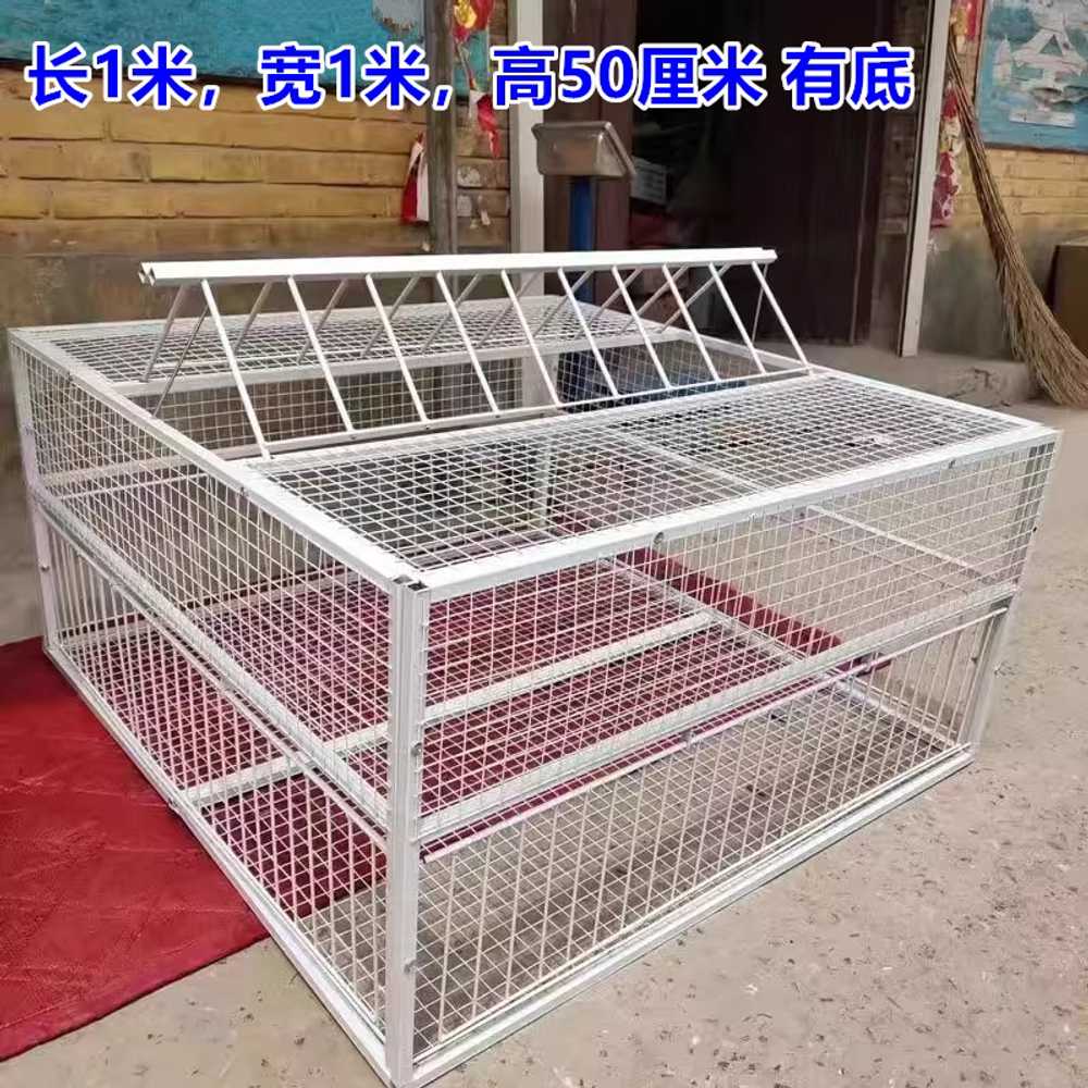 비둘기 덫 새 포획망 케이지 까치 울타리 철장 출입문 100x60x50cm 화이트 이미지 8