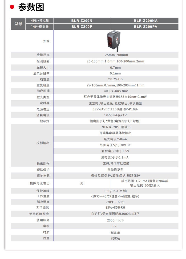 레이저 변위 측정 고정밀 비접촉식 디지털표시 산업용 거리측정 계측 감지 센서기 - 상세 이미지 4