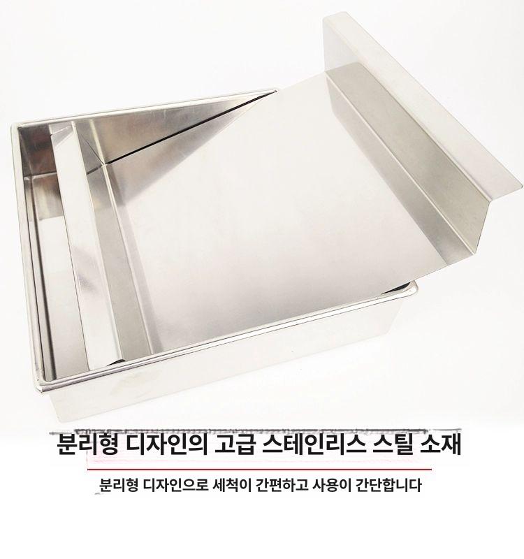 양갱 틀 월병 만들기 DIY 양갱틀 스테인레스 스낵 떡 두부 성형기 24 x 24x5.0cm 1개 - 상세 이미지 3