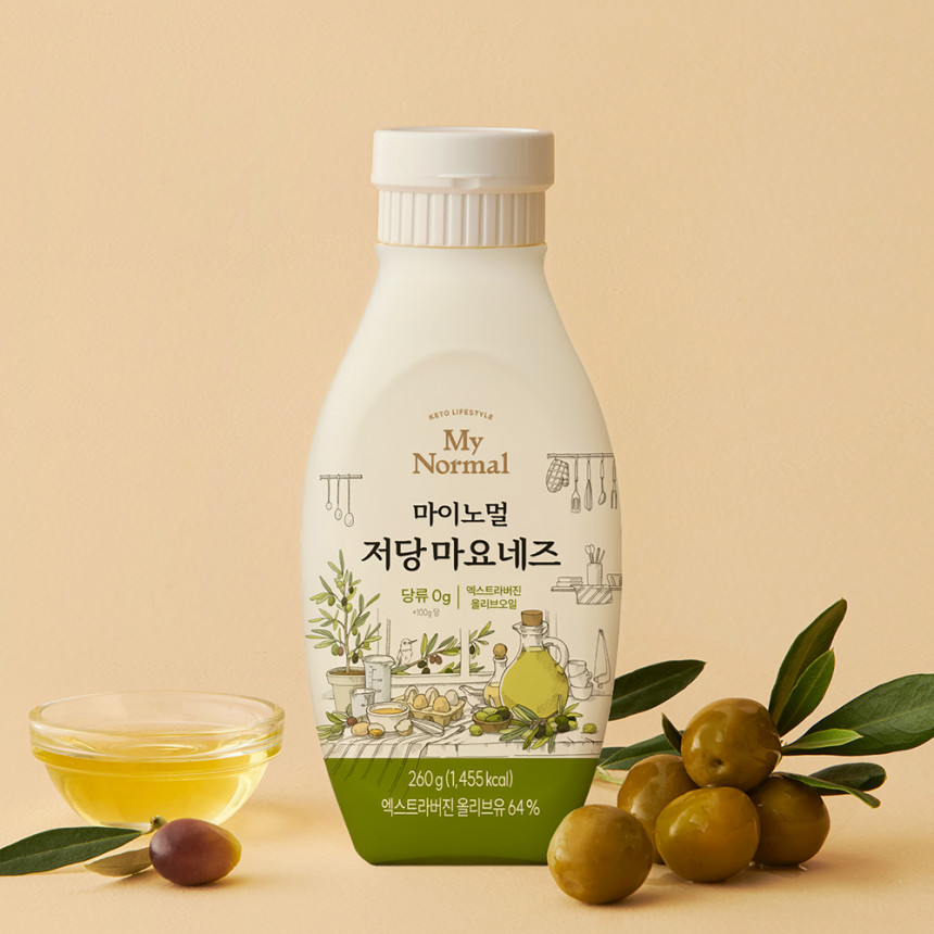 마이노멀 엑스트라버진 올리브오일 마요네즈 260g, 1개 사진 1
