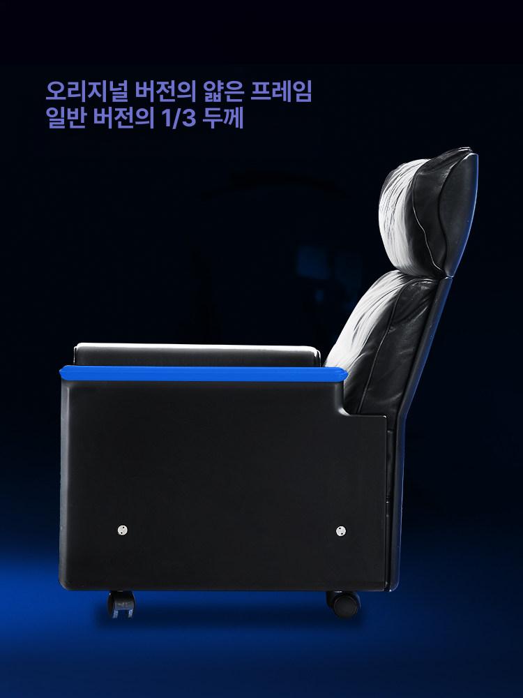 가죽 모듈 모듈형 천연 사무실 카페 임원용 하이엔드 1인용 좌석 낮은 등받이 수입 스웨이드 벨벳 - 상세 이미지 3