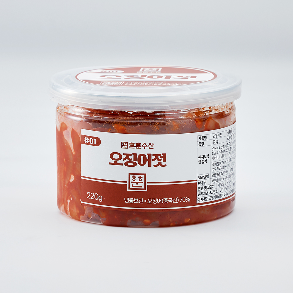 프리미엄 비빔 오징어젓갈 양념 반찬 밥도둑 - 상세 이미지 4