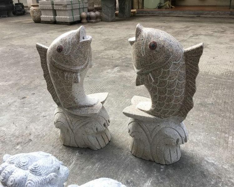 분수대 일본식 대나무 잉어 수도꼭지 장식 연못 장식품 60cm - 상세 이미지 5