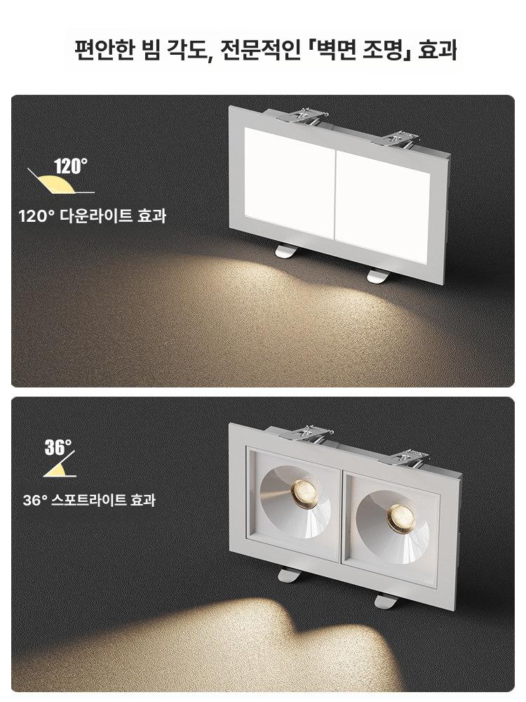 CD 플레이어 2컬러 USB 거치 꾸러미 벽걸이 선명한 36 5w 3000K 75 75mm개구 A - 상세 이미지 3