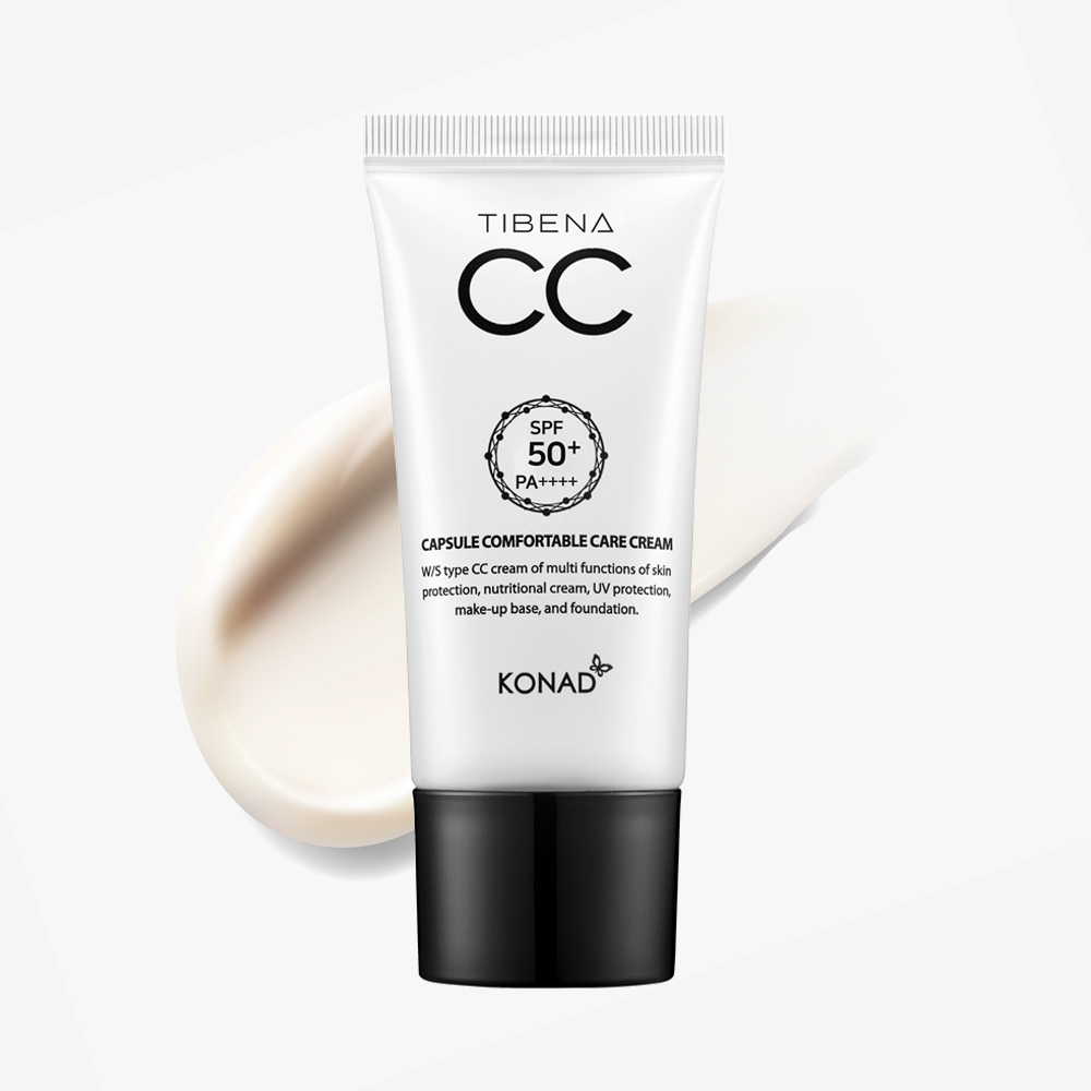 티베나 캡슐 CC 크림 SPF50+ PA++++ 30g 잡티커버 자외선 차단 기능성 크림 - 상품 이미지