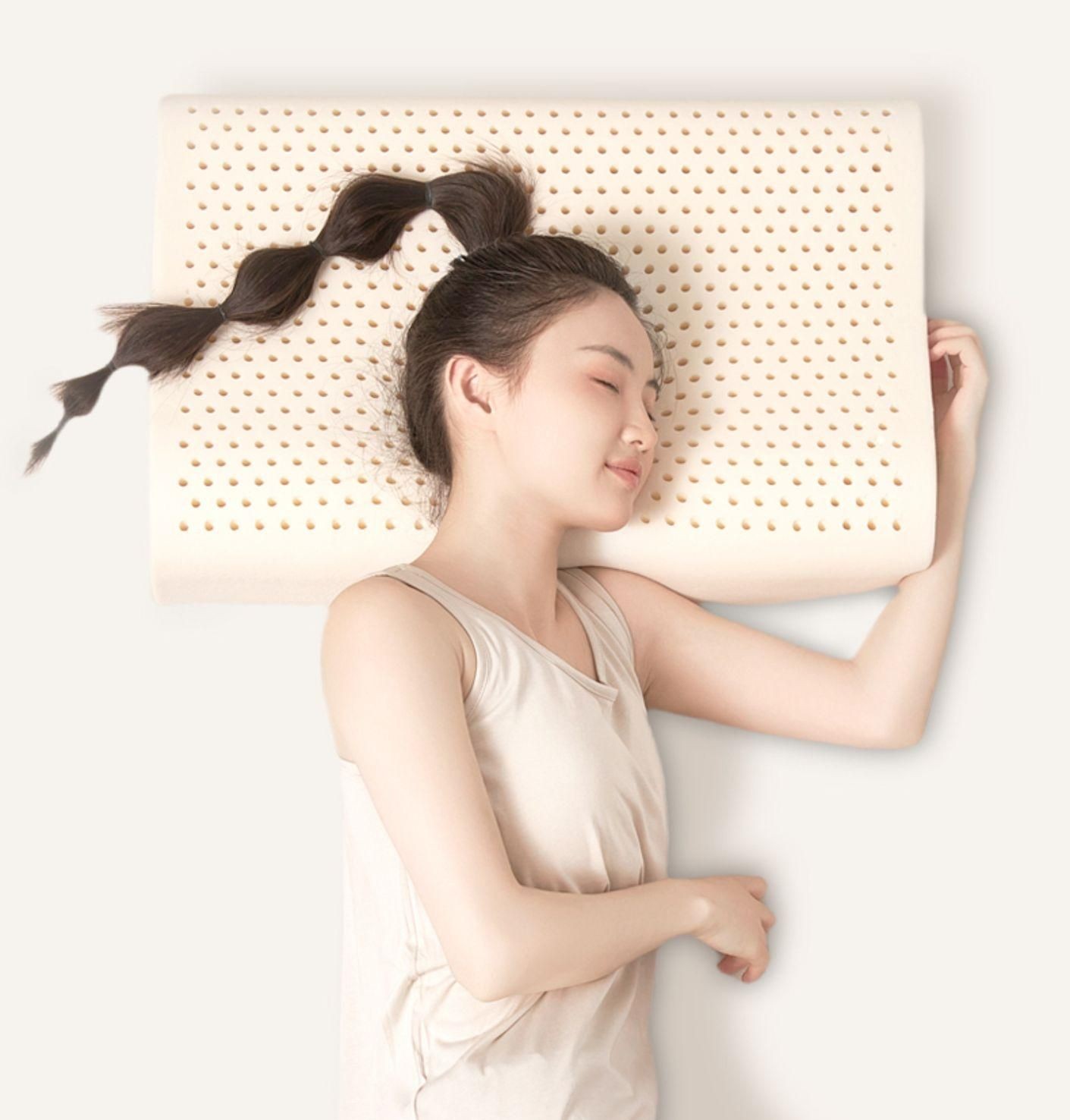 메모리폼 고밀도 편안한 목편한 원피스 경추베개 숙면 여름용 쿨링 베개 60 40x10 12cm A - 상품 이미지