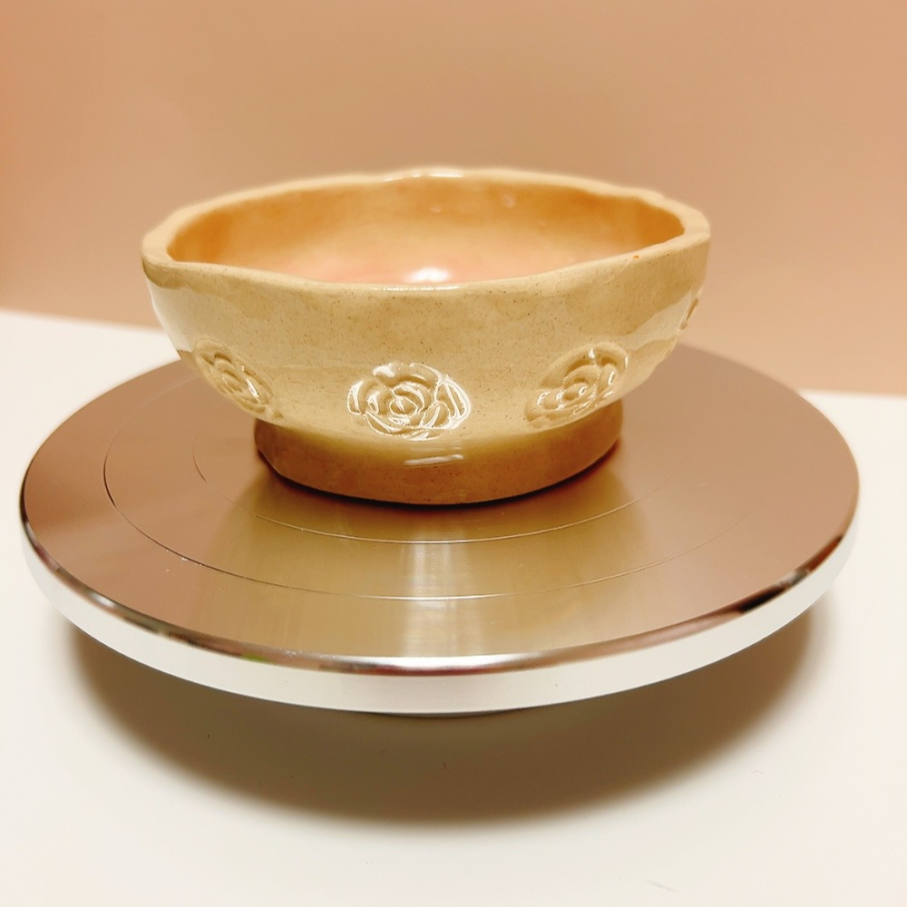 지름 20cm 알루미늄 손물레 조소 회전판 - 상품 이미지