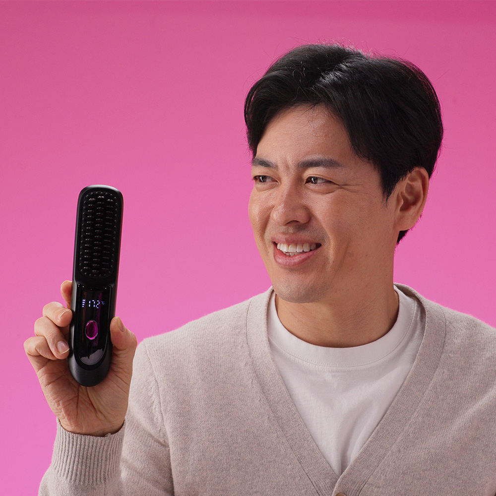 쿠조 무선 빗고데기 헤어브러쉬 매직기 뿌리볼륨 이미지 6