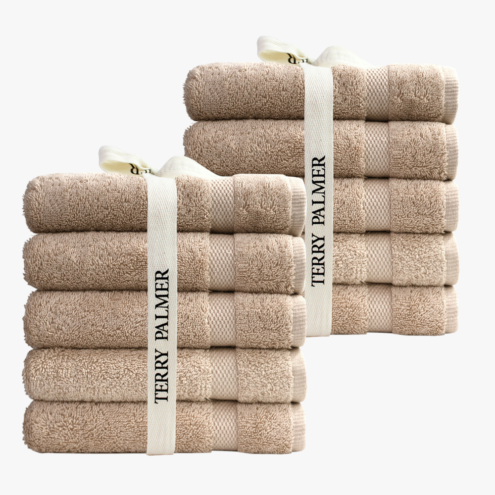 테리파머 180g 다이아보더 호텔 수건 10장 타올 타월 수건세트