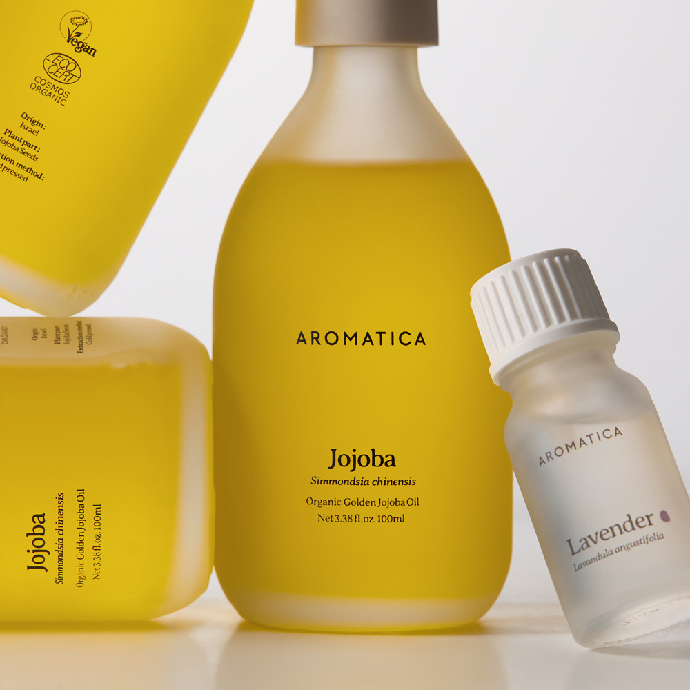 아로마티카 오가닉 골든 호호바 오일 100ML & 돌고래 바디 괄사 마사지 2종 세트 리츄얼 바디케어 마사지오일 - 상세 이미지 4