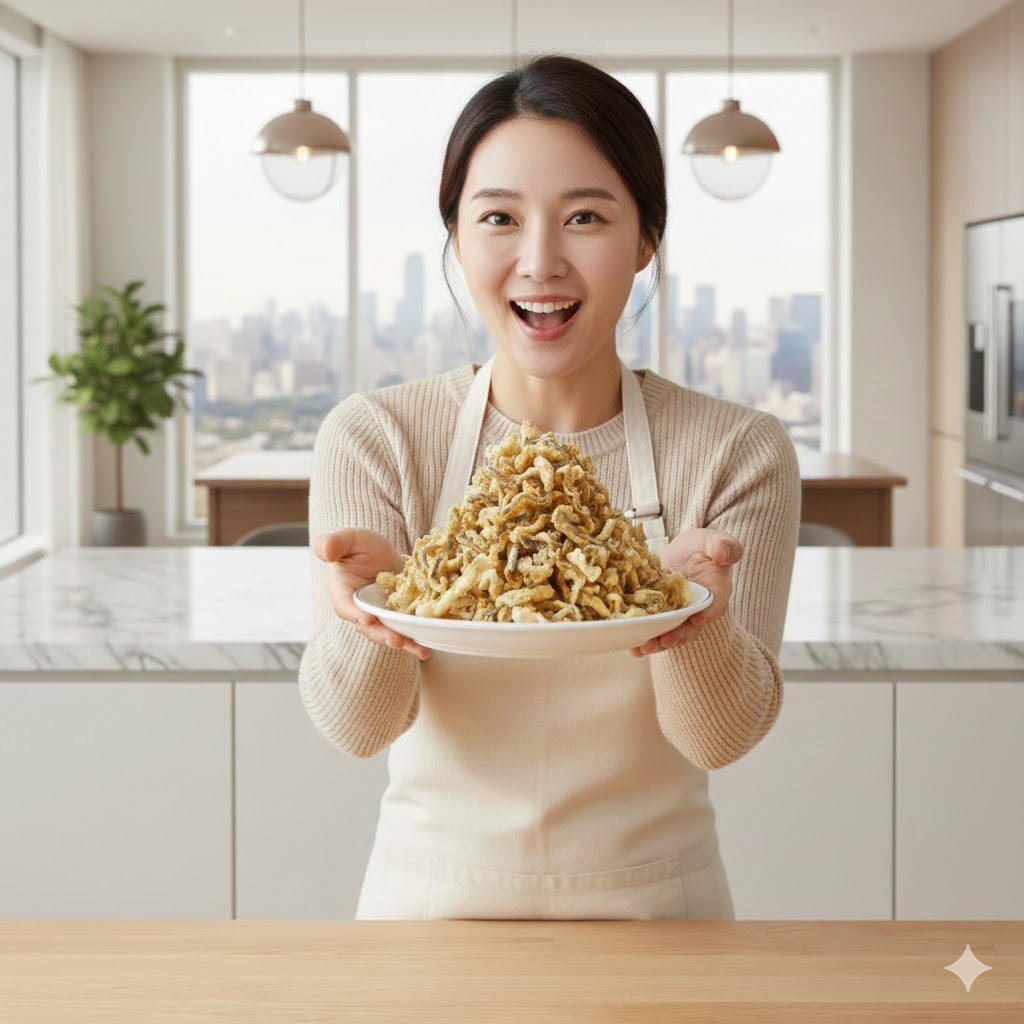 명식품본사 명태껍질튀각 중포장 반찬 술안주 가정 업소 식당식자재 도매가 500g, 3개 이미지 8