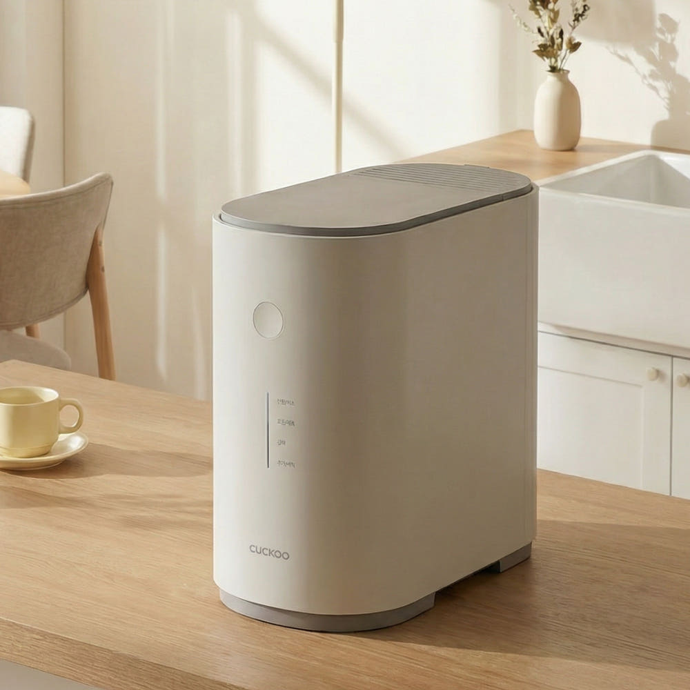 쿠쿠 음식물처리기 설치 모습