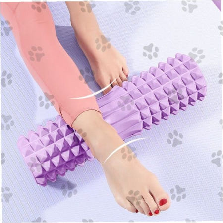 돌기형 폼롤러 근육 이완 마사지 스트레칭 운동 회복 도구