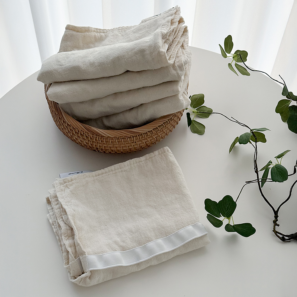 몽그레 강화소창 베개커버 밴딩 베갯잇 패드 정련완료