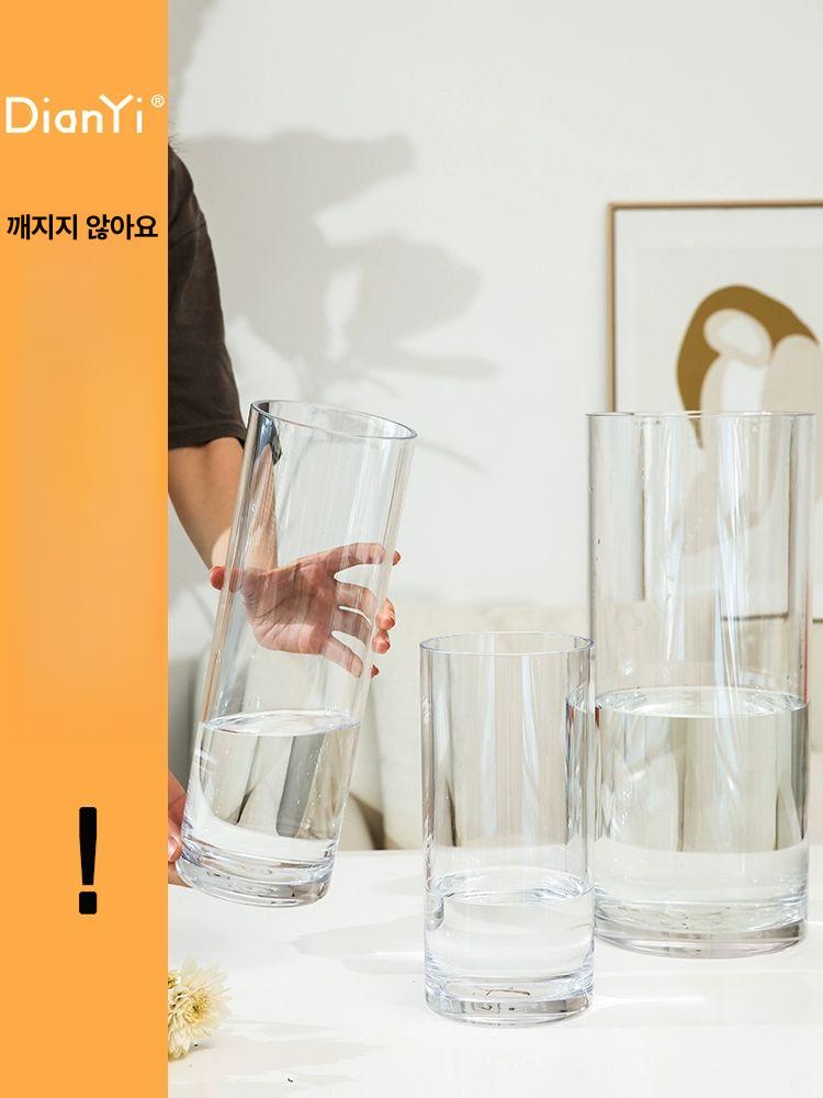 유리 수경 화분 데스크탑 테라리움 재배 재배용 물고기 직경 10 높이 20cm - 상세 이미지 2